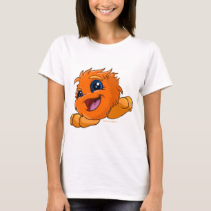 T-shirts JubJub alaranjado feliz