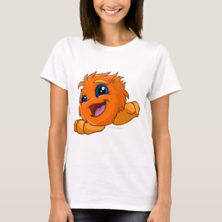 T-shirts JubJub alaranjado feliz