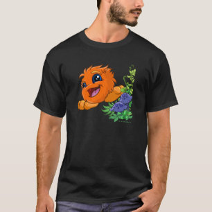 T-shirts JubJub alaranjado feliz na central de Neopia