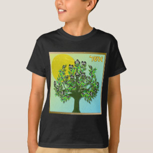 T-shirts Judaica 12 Tribos Israel Aser