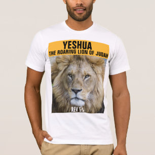 T-SHIRTS JUDEUS MESSIANOS, YESHUA ROARING LION