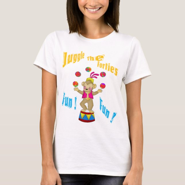T-shirts Juggle The Quarties (Frente)