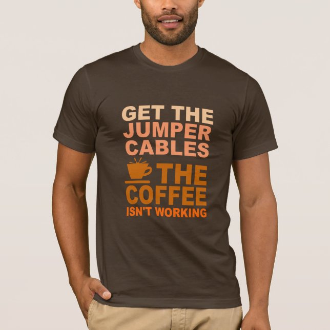 T-shirts Jumper Cables shirt - escolha estilo e cor (Frente)