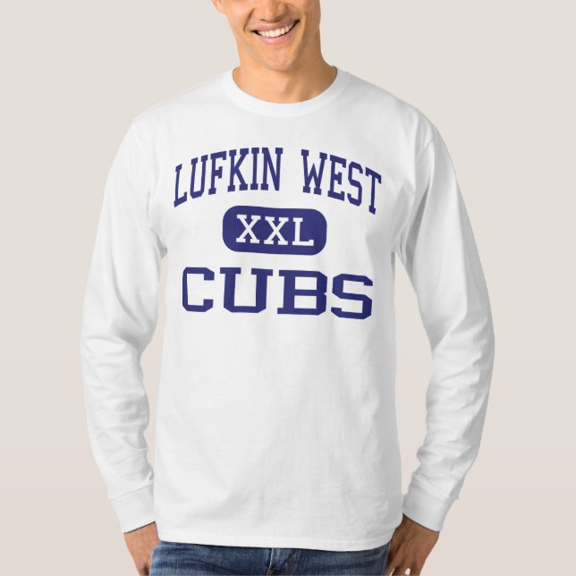 T-shirts Júnior ocidental de Lufkin - Cubs - - Lufkin Texas (Frente)