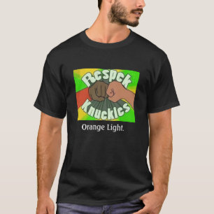 T-shirts Juntas de Respek, luz alaranjada