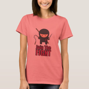 T-shirts Junte-se à luta contra o cancro da mama