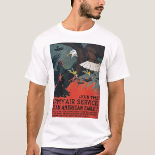 T-shirts Junte-se ao Serviço Aéreo do Exército