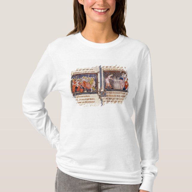 T-shirts Jupiter contra Saturn: Ensino de Saturn (Frente)