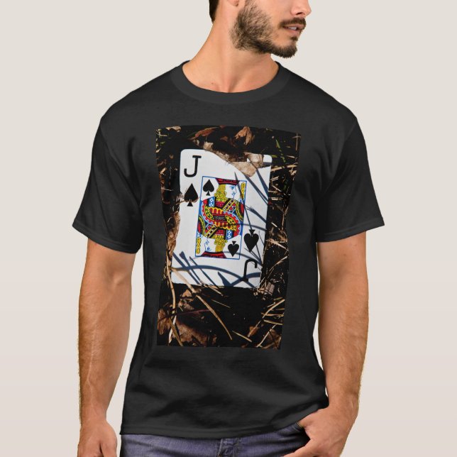 T-shirts justiça para o valete de espadas (Frente)