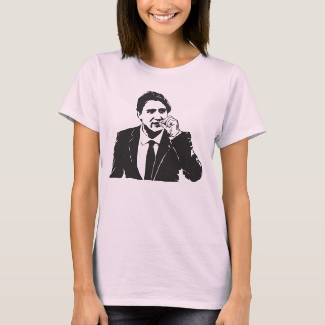 T-shirts Justin Trudeau. (Frente)