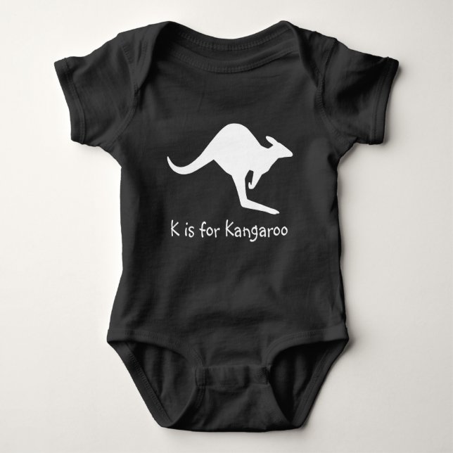 T-shirts K é para Kangaroo (Frente)