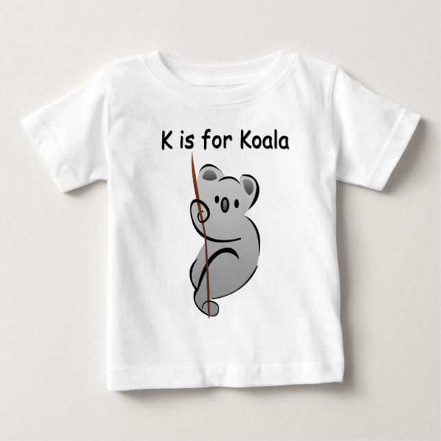 T-shirts K é para o Koala (Frente)