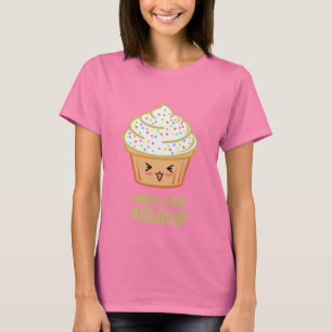 T-shirts kaboom do creme da baunilha