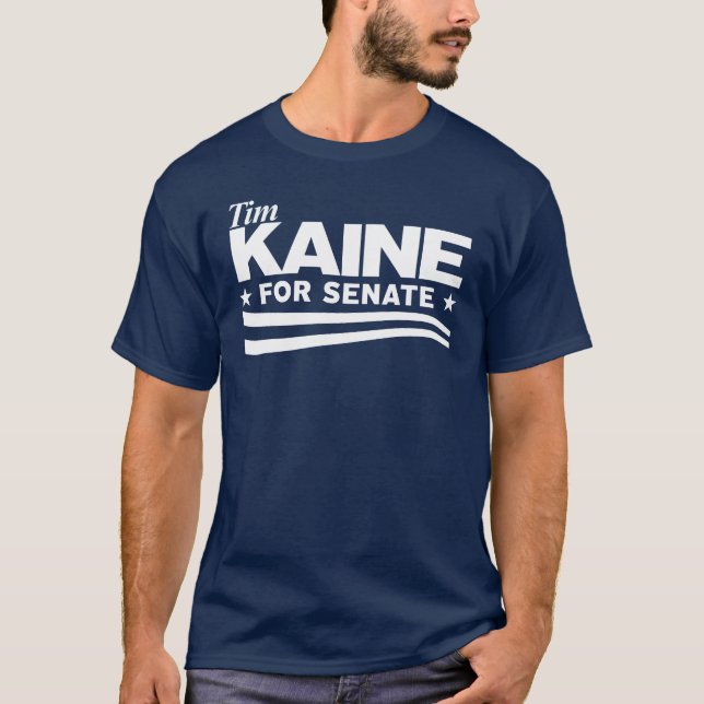 T-shirts KAINE - Tim Kaine para o Senado (Frente)