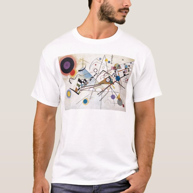 T-shirts Kandinsky 1923/Composição viii/pixdezines (Frente)