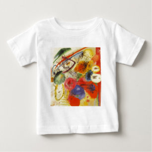 T-shirts Kandinsky Black Trakes Abstrato Painting