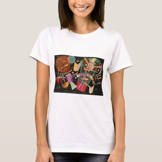 T-shirts Kandinsky Composition 10 Abstrato Painting (Frente)