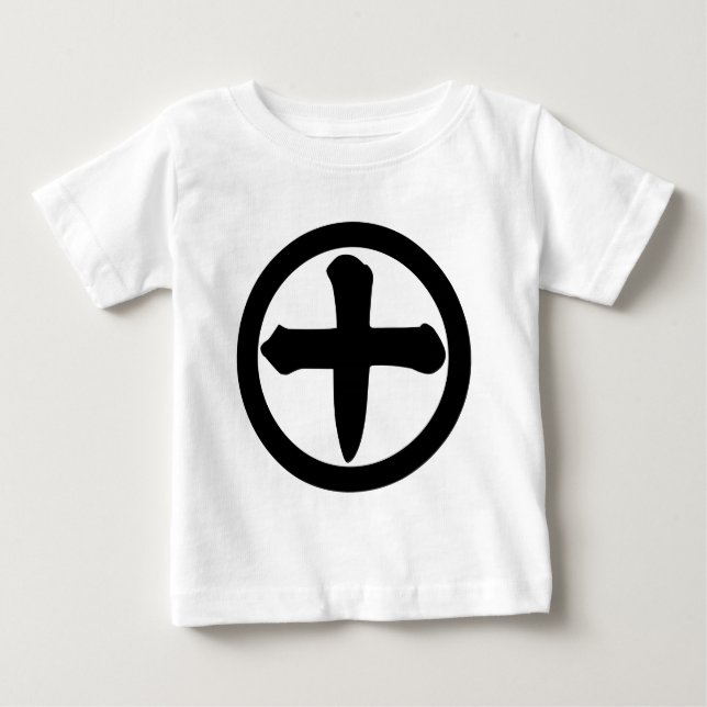 T-shirts Kanji numeral dez em círculo (Frente)