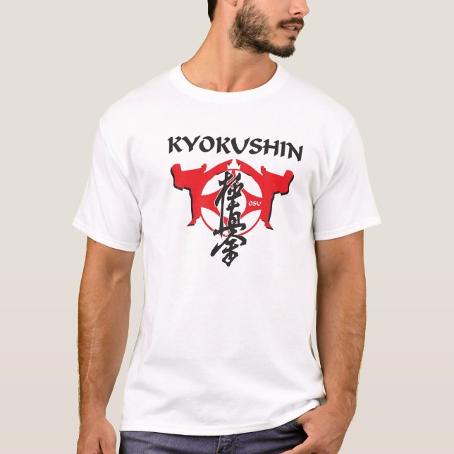 T-shirts Kanku & kanji de Kyokushin (Frente)