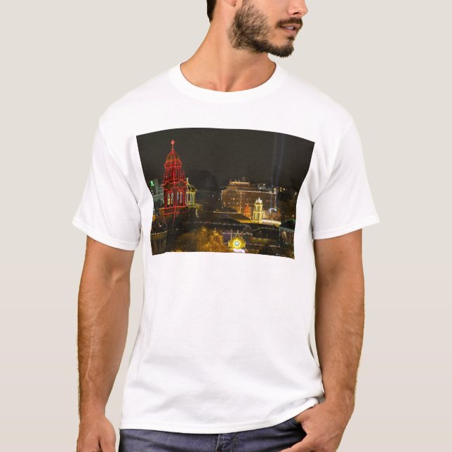 T-shirts Kansas City Plaza Lights (Frente)