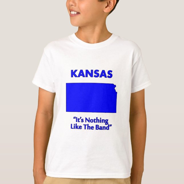 T-shirts Kansas - Não é Nada Como a Banda (Frente)