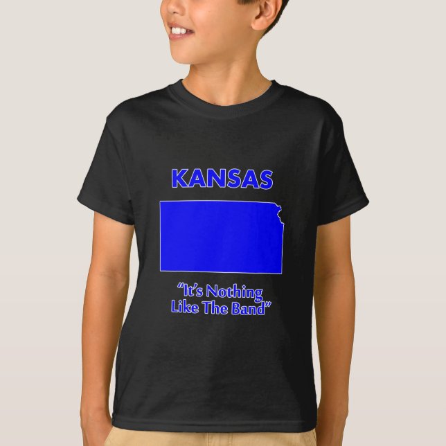 T-shirts Kansas - Não é nada como a Banda (Frente)