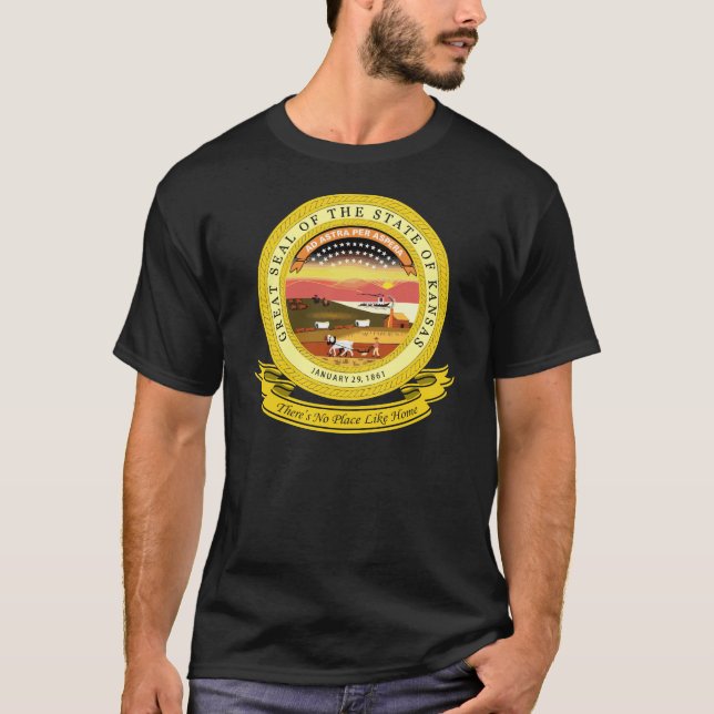 T-shirts Kansas Seal (Frente)