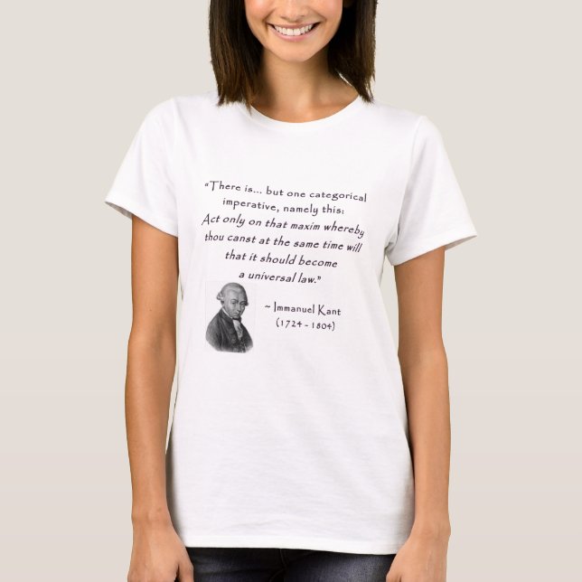 T-shirts kant_quote_05d_categorical_imperative.gif (Frente)