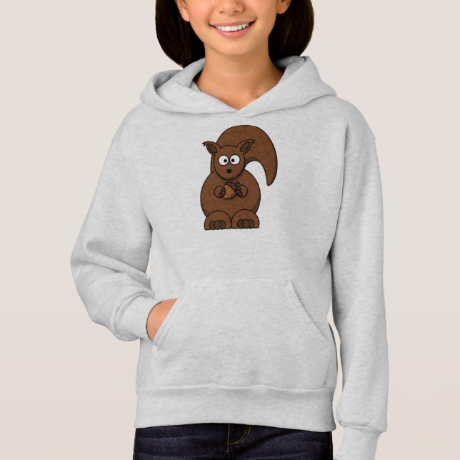 T-shirts Kapuzenpulli com motivo de esquilo (Frente)