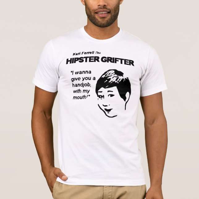 T-shirts Kari Ferrell o hipster Grifter (Frente)