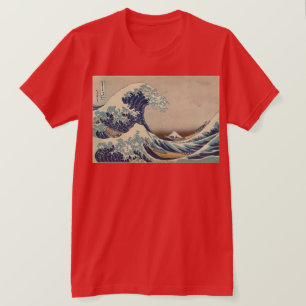 T-shirts Katsushika Hokusai: A grande onda em Kanagawa