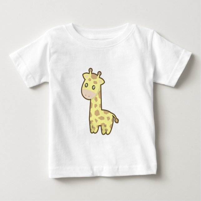 T-shirts Kawaii Giraffe (Frente)
