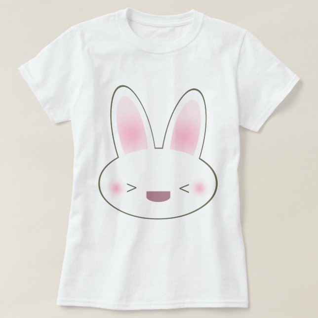 T-SHIRTS KAWAII HELY BUNNY (Frente do Design)