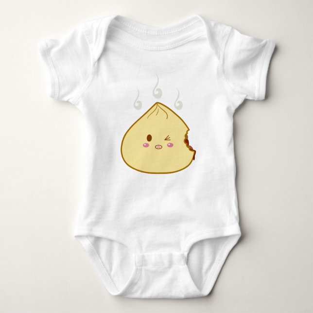 T-shirts Kawaii "SioPao" Meatbun Bitemark (Frente)