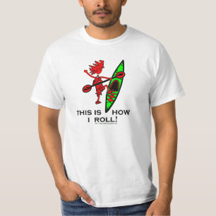 T-shirts Kayak isto é como eu rolo II