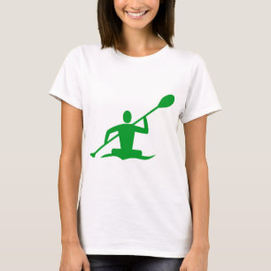 T-shirts Kayaking - verde de grama