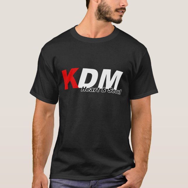 T-shirts KDM ouvem-se & a obscuridade de Seoul (Frente)