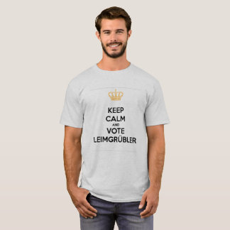T-shirts Keep Calm and VOTE Leimgrübler (padrão edição)