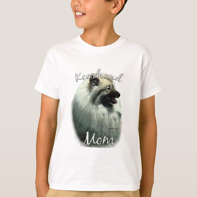 T-shirts Keeshond Mãe 2 (Frente)