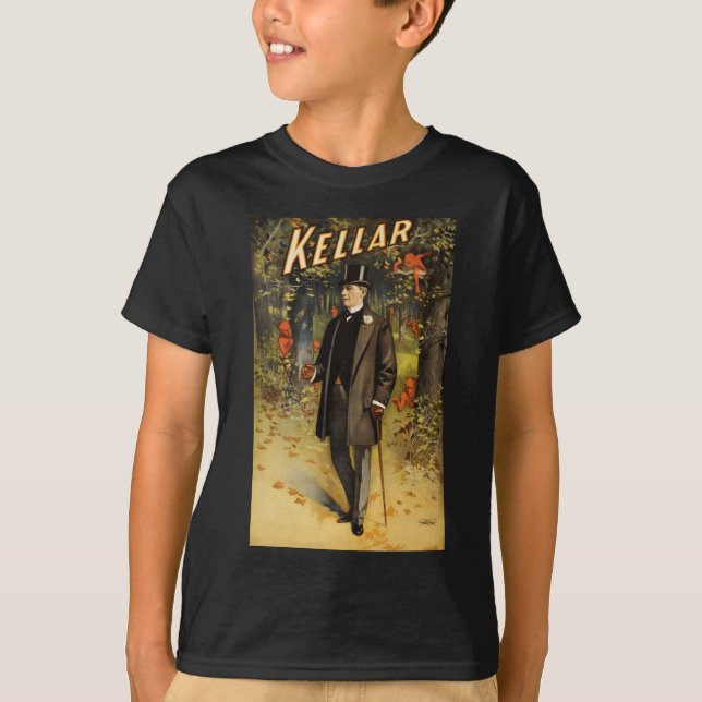 T-shirts Kellar nas madeiras com demónios (Frente)