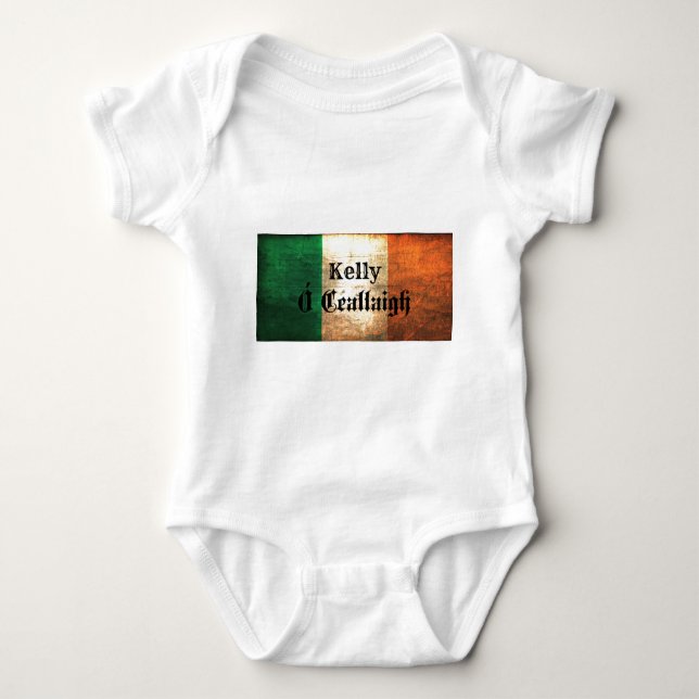 T-shirts Kelly Irish Flag (Frente)