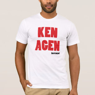 T-shirts KEN AGEN! Voto Ken Livinstone para o Mayor!