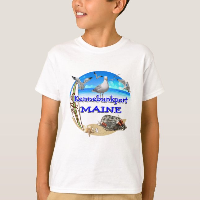 T-shirts Kennebunkport - Maine (Frente)