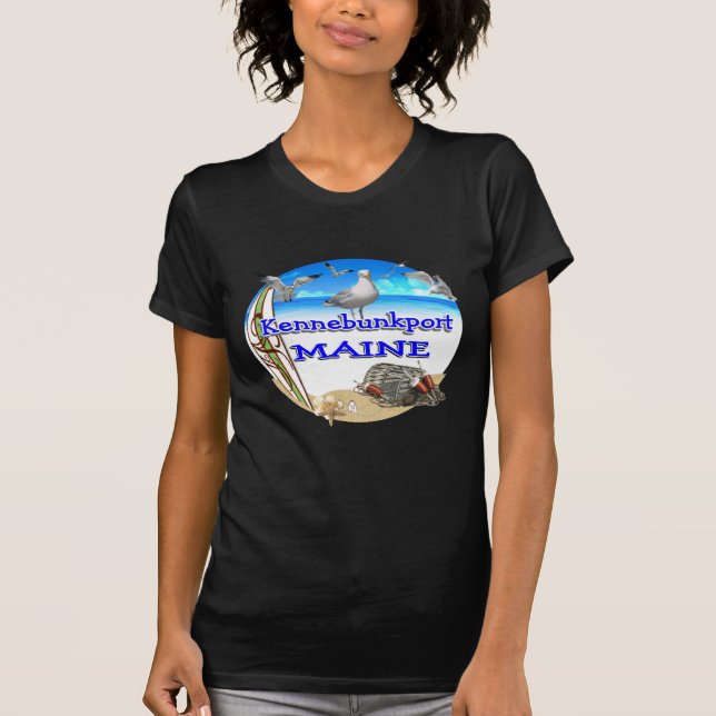 T-shirts Kennebunkport - Maine (Frente)