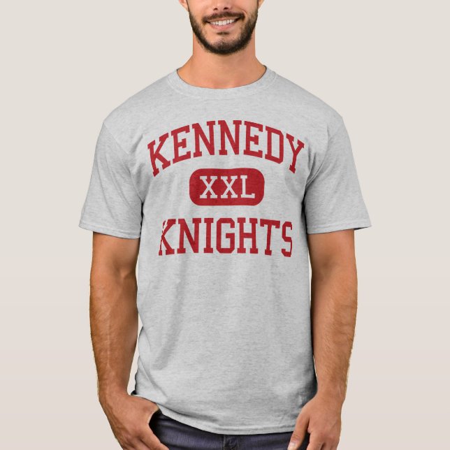 T-shirts Kennedy - cavaleiros - alto - Paterson New-jersey (Frente)