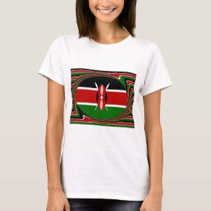 T-shirts Kenya Flag Art - Patriotic & Modern Design