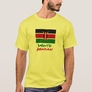 T-shirts Kenyan branco