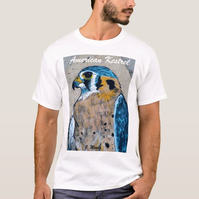 T-shirts Kestrel americano (Frente)