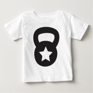 T-shirts Kettlebell com uma estrela vazia
