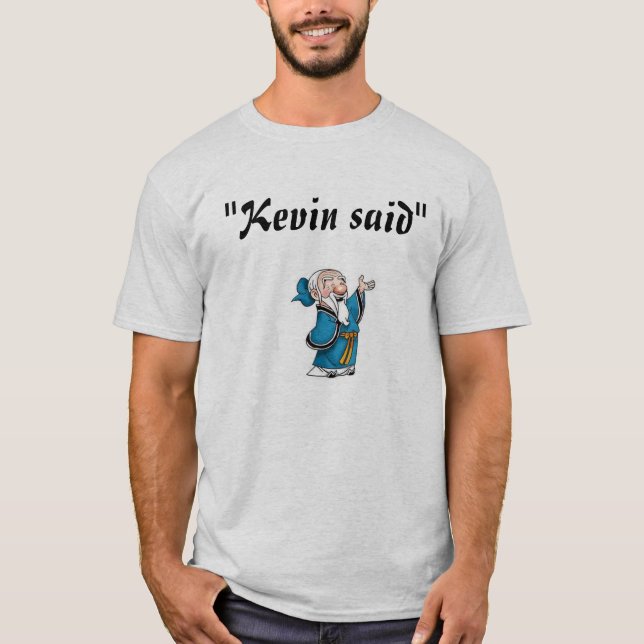 T-shirts Kevin disse (Frente)